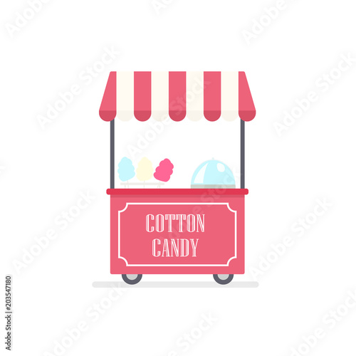 Cotton candy cart