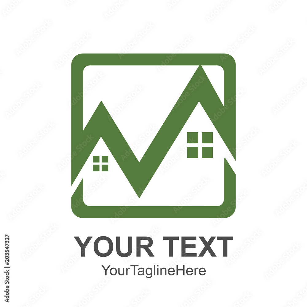 Real estate logo designs for business visual identity. House logo template clean, modern and elegant style design Real estate logo designs for business visual identity. House logo template clean, modern and elegant style design