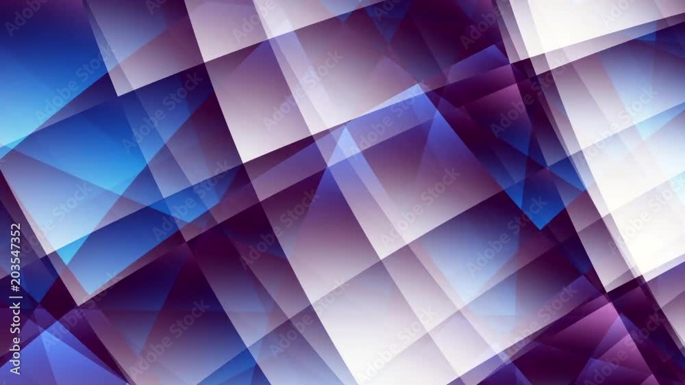 Transform random low poly shapes. Transparency triangles. Looping footage.