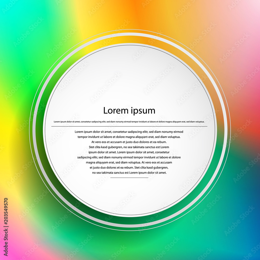 Infografik auf buntem Hintergrund Infografik auf buntem Hintergrund