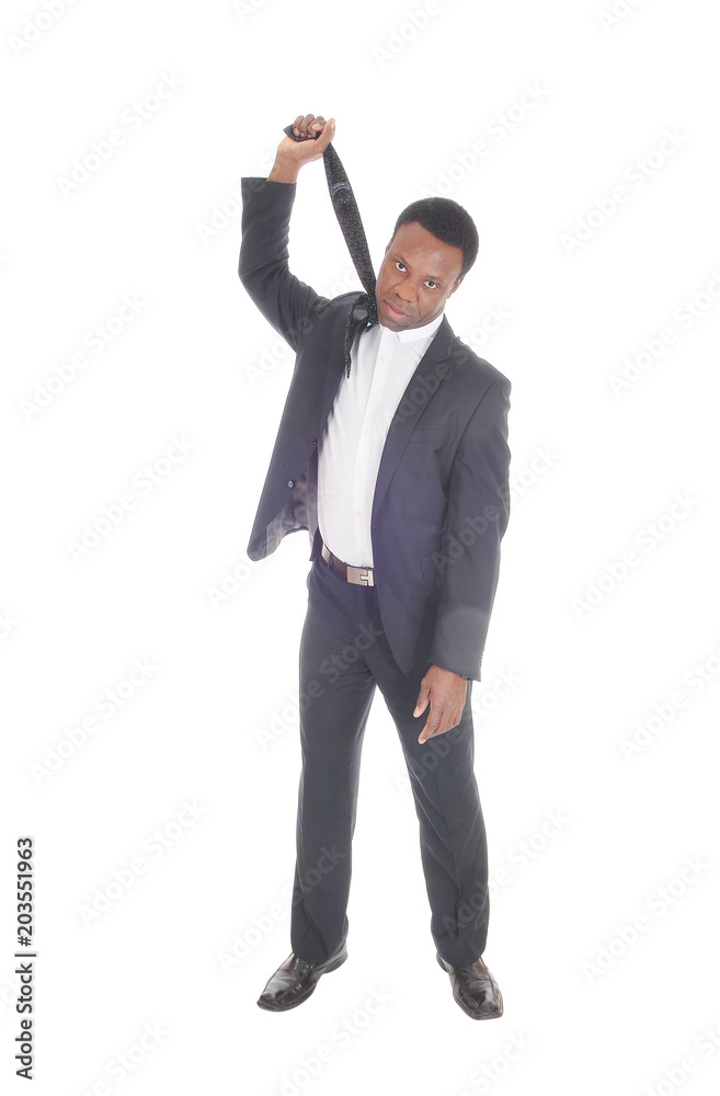 African Businessman try to hang himself African Businessman try to hang himself