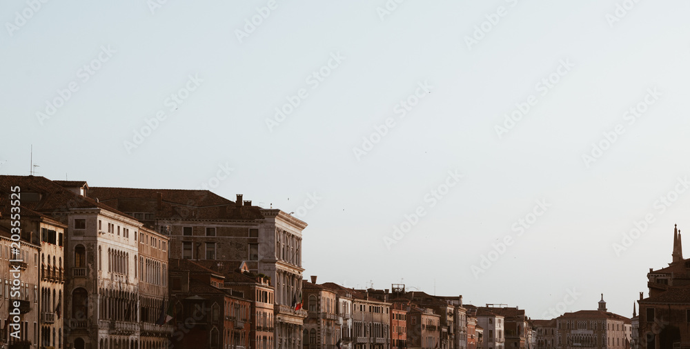 view of Venice - Copy space - Italy. view of Venice - Copy space - Italy.