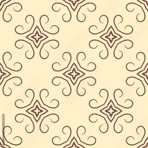 Wallpaper Mural Ornamental seamless pattern Torontodigital.ca