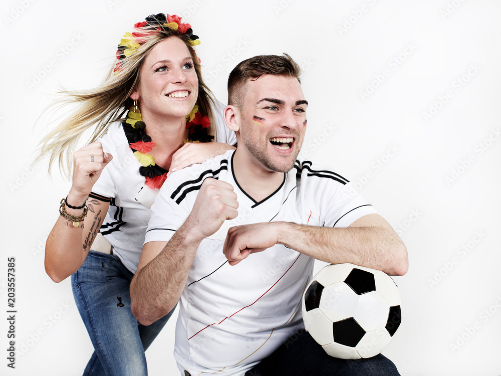 Obraz premium Soccer fans 