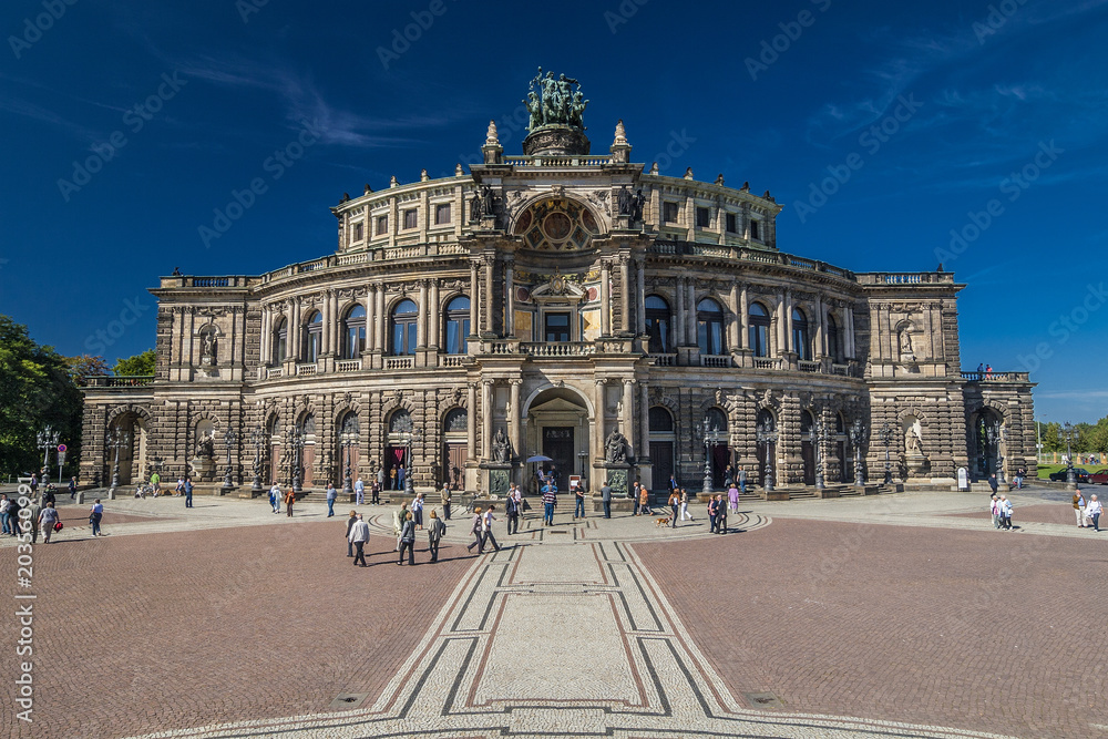 Obraz premium Semperoper Dresden