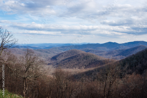 Blue ridge mountains. Panorama. USA © Liudmila
