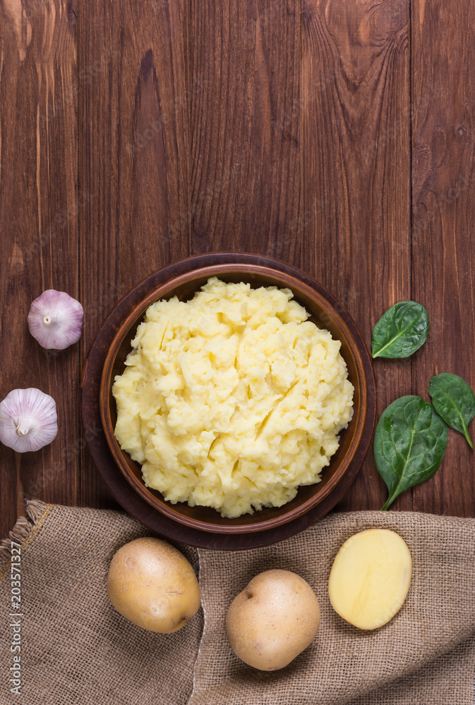 Homemade mashed potato