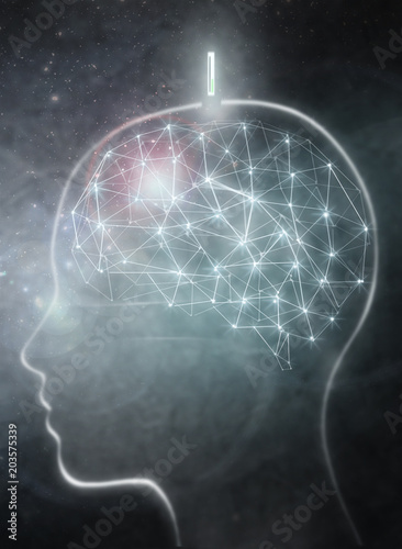 Human brain implant