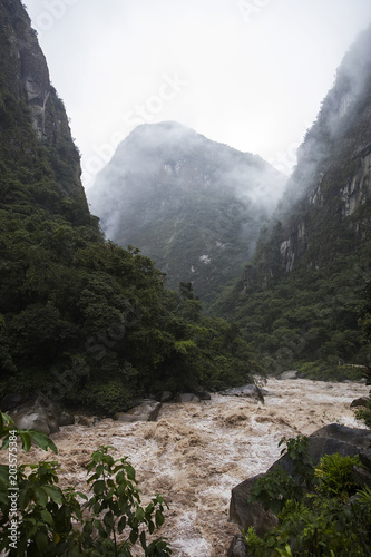 Urubamba river in Peru