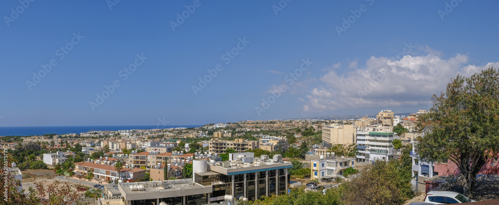 Obraz premium Panoramic view of Pafos