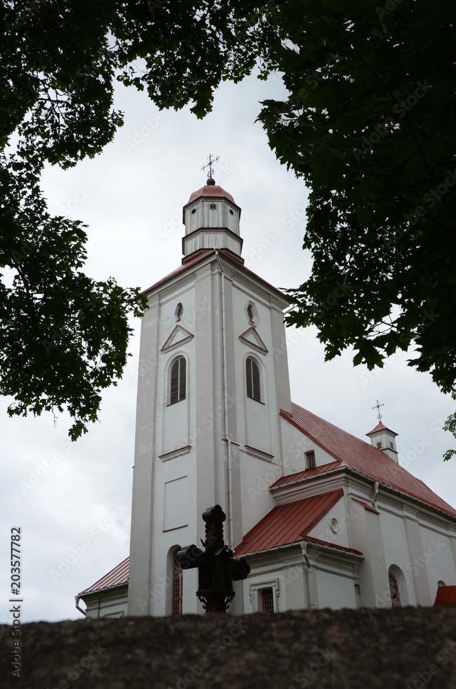 St Laurynas Church is a sacral and architectural monument in Videniškiai, Lithuania