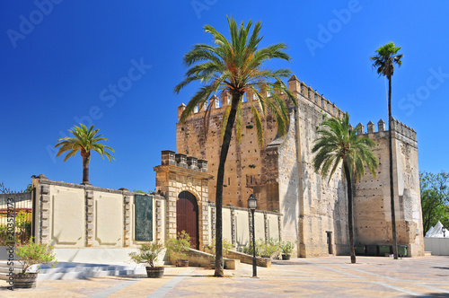 Alcazar in the town of Jerez de la Frontera, Costa de la Luz, Province of Cadiz, Andalusia.