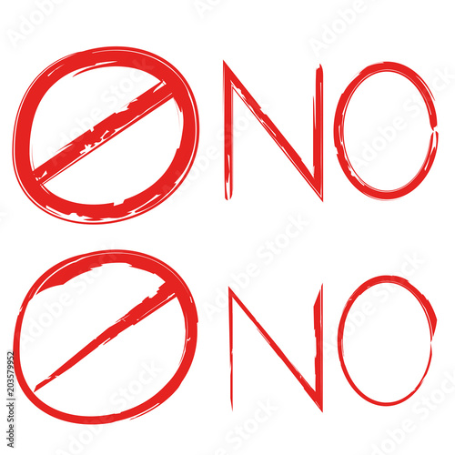 no symbol with circle marker