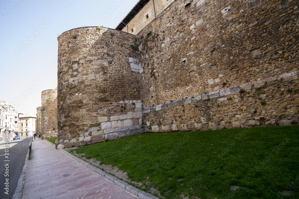 Walls of Leon, Spain.