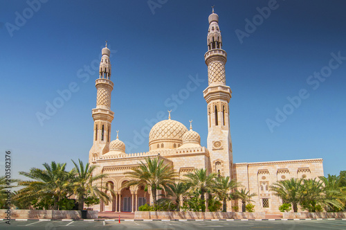 Mosque in Dubai, United Arab Emirates. photo