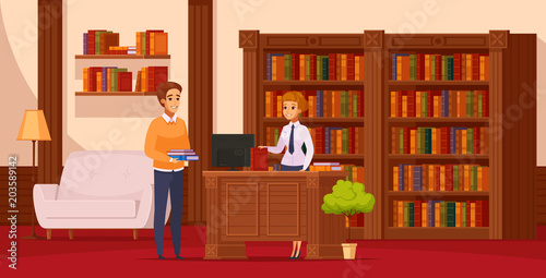 Library Flat Composition