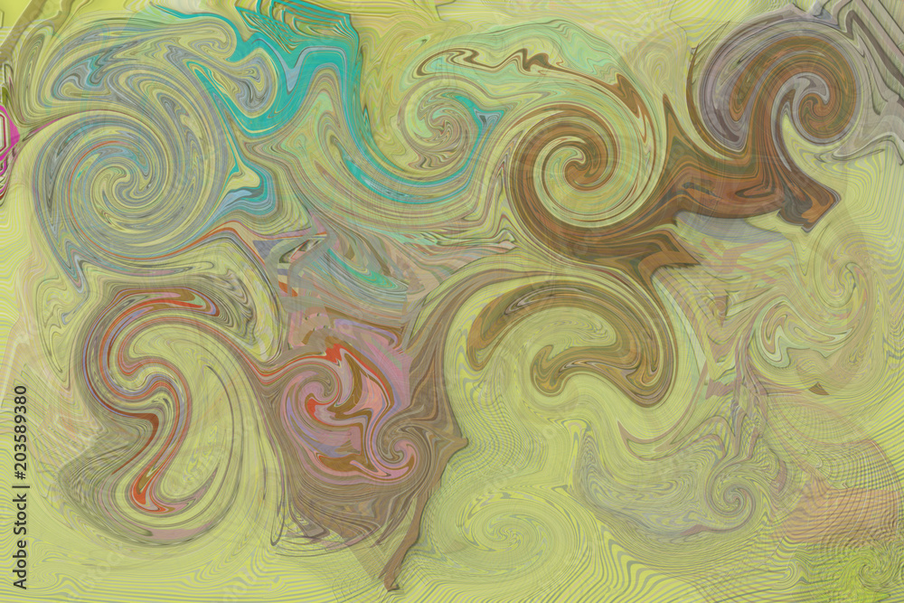 Abstract pixel twirls effects for background or texture Web, creative, colorful & design.