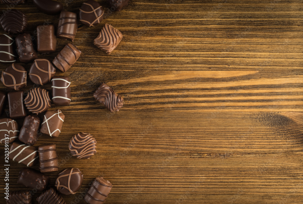 Chocolate Sweets Background Chocolate Sweets Background