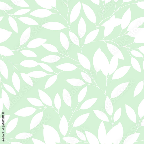 Elegance seamless leaves pattern