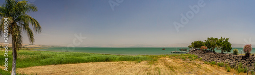 The Coast of the Sea of Galilee, Israel photo