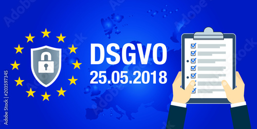 DSGVO" Europa "GDPR" Datenschutz-Grundverordnung