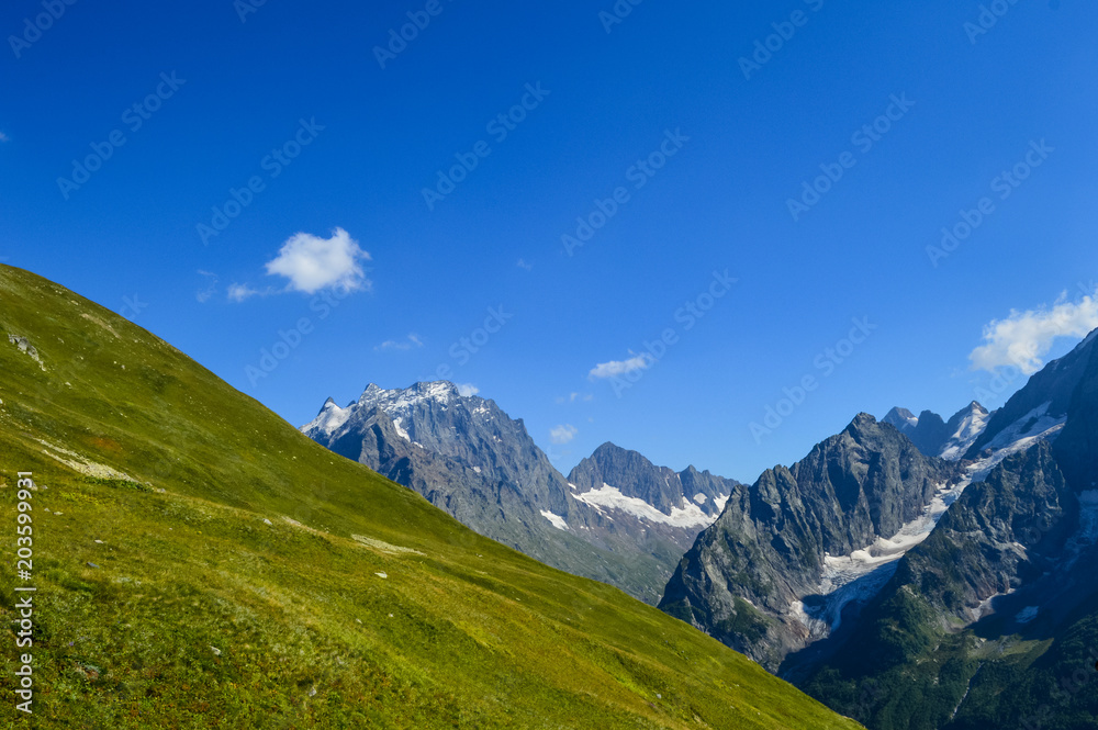 Mountain landscape. Caucasus. Russia.