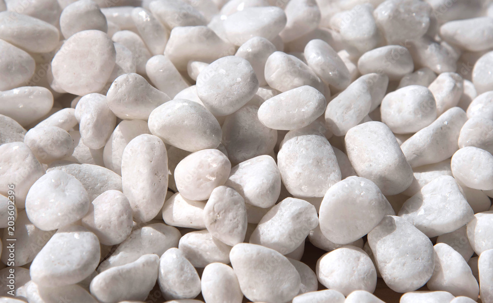 White pebbles stone texture and background White pebbles stone texture and background