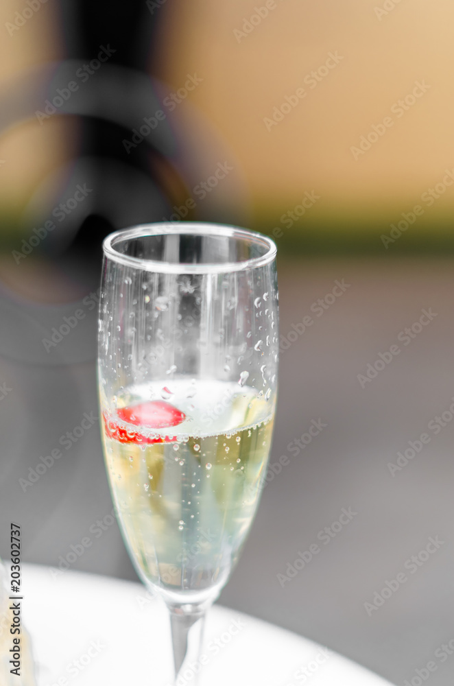 Glasses of Spanish cava Glasses of Spanish cava