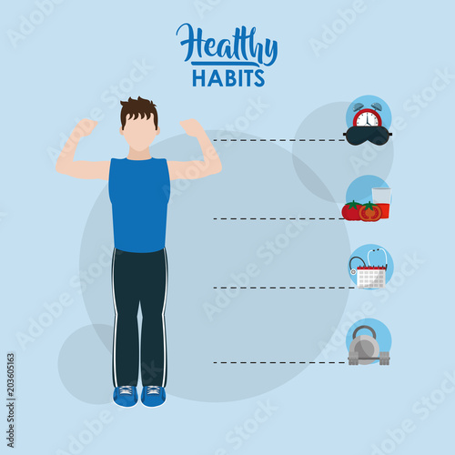 Healthy habits lifestyle