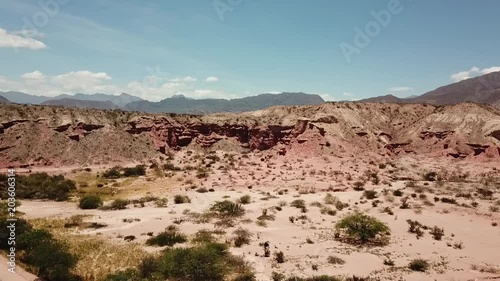 Vista aérea en el norte argentino