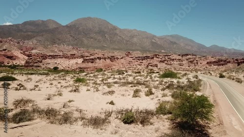 Vista aérea en el norte argentino