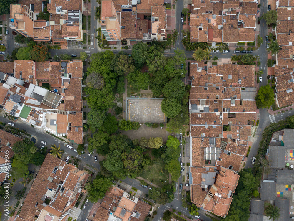 Fototapeta premium Aerial Medellin