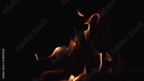 Fire Pit - Slow-Motion Clip 4 (Close Up)