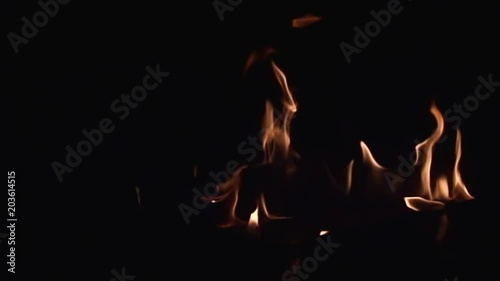 Fire Pit - Slow-Motion Clip 3 (Medium - Close Up)