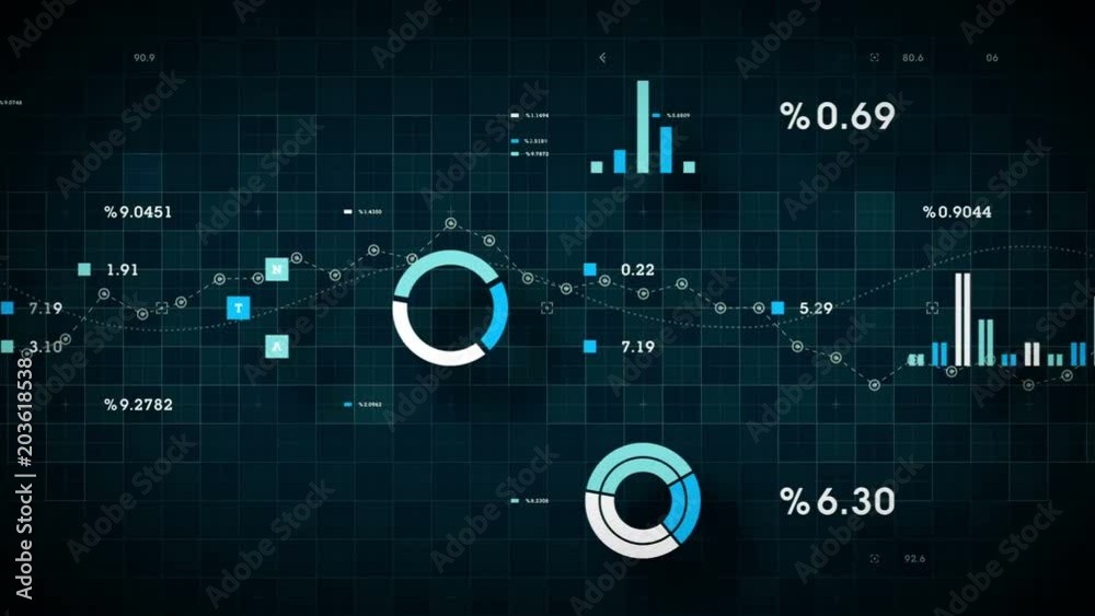 4K Business Data Tracking - Graphs and other business data tracking along a grid. Available in multiple color options. All clips loop seamlessly. 4K Business Data Tracking - Graphs and other business data tracking along a grid. Available in multiple color options. All clips loop seamlessly.
