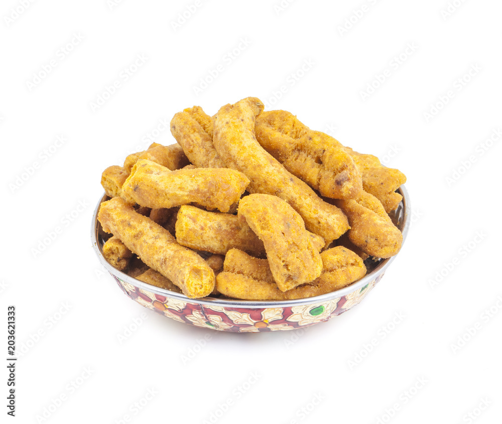 Ganthiya Also know as Gathiya, Ghatiya are deep fried Indian snacks made from chickpea flour. They are a popular teatime snack in Gujarat. They are soft and not crunchy like most other Indian snacks Ganthiya Also know as Gathiya, Ghatiya are deep fried Indian snacks made from chickpea flour. They are a popular teatime snack in Gujarat. They are soft and not crunchy like most other Indian snacks