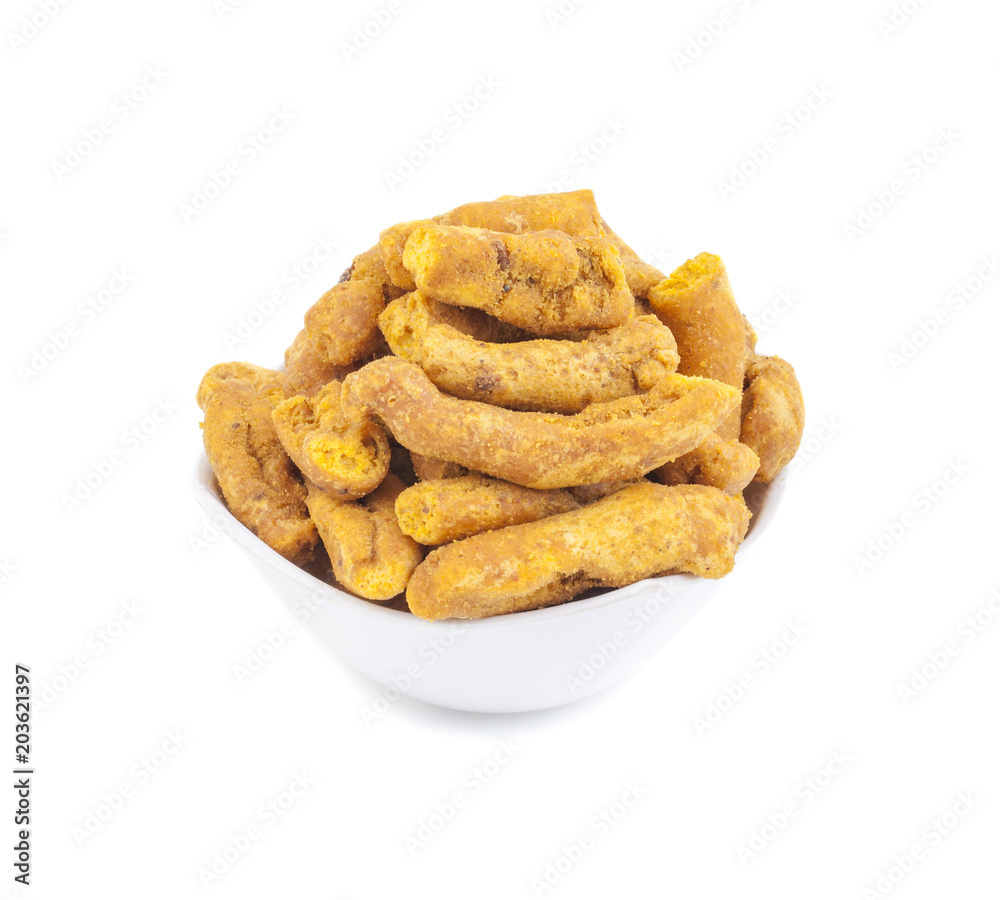 Ganthiya Also know as Gathiya, Ghatiya are deep fried Indian snacks made from chickpea flour. They are a popular teatime snack in Gujarat. They are soft and not crunchy like most other Indian snacks Ganthiya Also know as Gathiya, Ghatiya are deep fried Indian snacks made from chickpea flour. They are a popular teatime snack in Gujarat. They are soft and not crunchy like most other Indian snacks