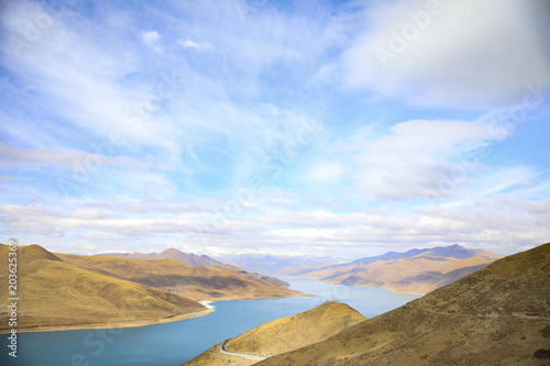 The lake in Tibet