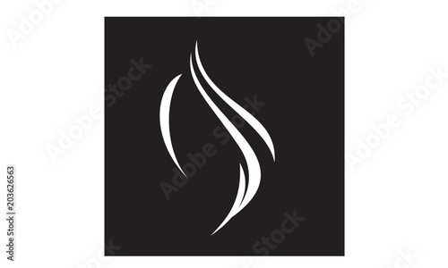 Woman Beauty Hair Salon Shampoo Simple Minimalist Silhouette logo design inspiration