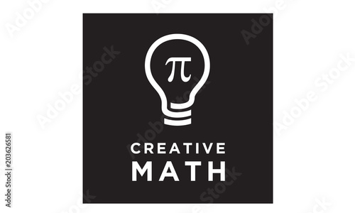 Bulb Mathematics logo design inspiration
