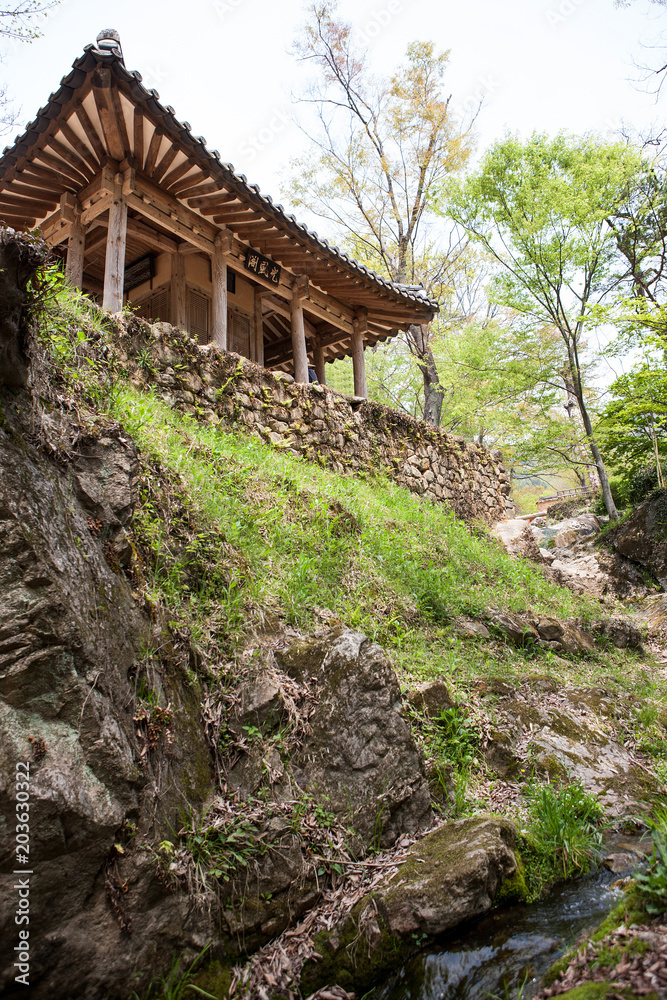Soswaewon Garden in Damyang County, South Korea. Soswaewon Garden in Damyang County, South Korea.