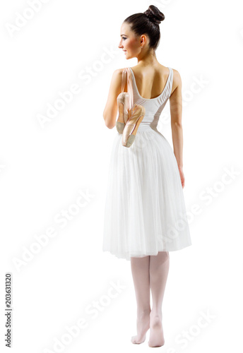 Ballerina (isolated on white version) © Boris Riaposov
