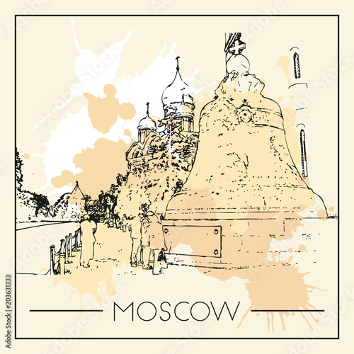 Graphic illustration with decorative architecture 31