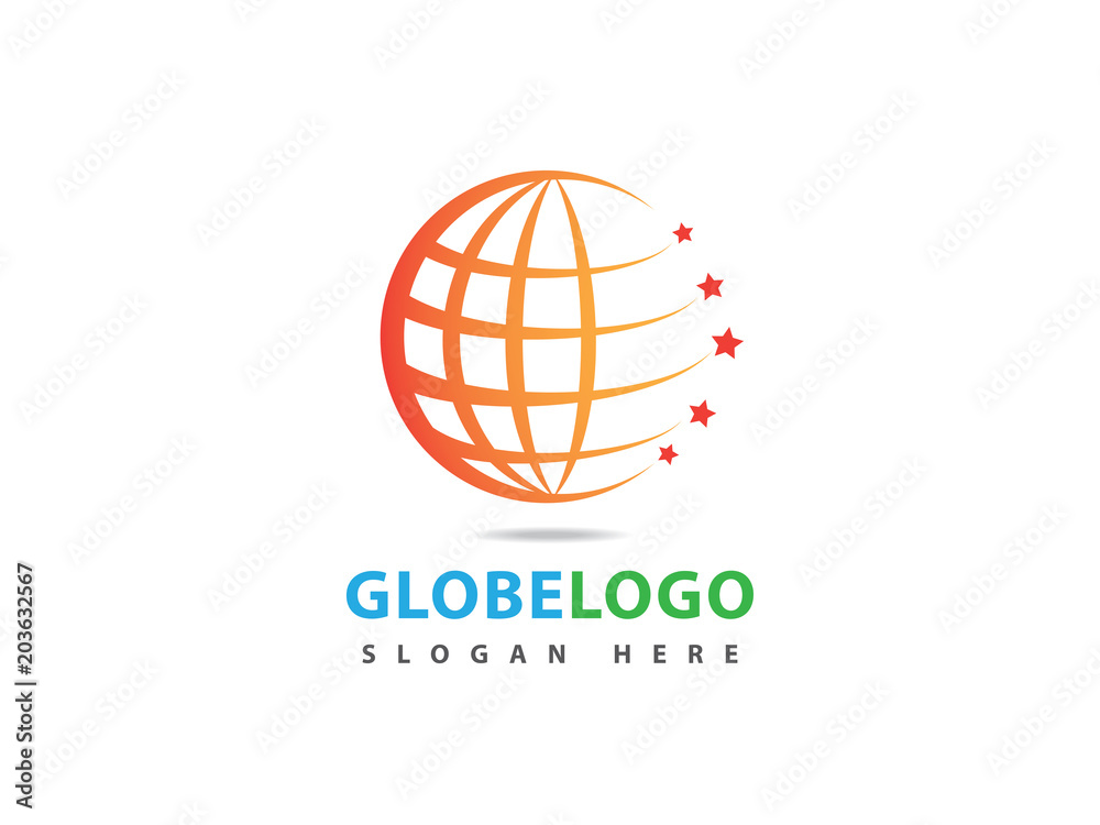 globe dynamic sphere logo icon vector design globe dynamic sphere logo icon vector design