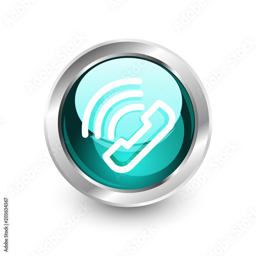 Phone support call center button