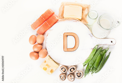 Natural foods rich in vitamin D