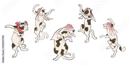 ネコの踊り