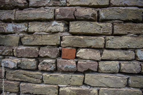 retro brick wall background