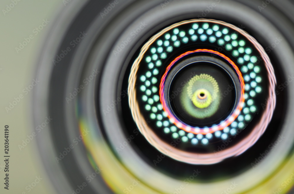 Obraz premium Abstraction, blur lens. Macro photo