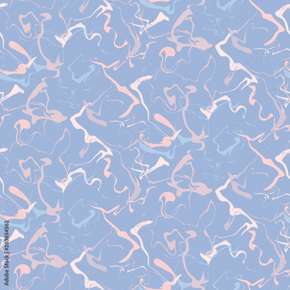 Fototapeta premium Setamless Marble Pattern. Abstract Texture with Pastels Colors in vector. Template for your design.
